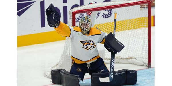 Yaroslav Askarov chce zůstat v NHL, aby měl šanci hrát Yaroslav Askarov chce zůstat v NHL, aby měl šanci hrát